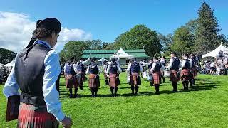 Simon Fraser University Pipe Band - Piping Hot Summer Drummer Medley, Victoria Highland Games 2024