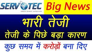 Best Stock To Buy Now | Servotech Power Share News | Investing Darpan #stockmarket #servotechpower