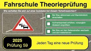  Fahrschule Theorie Lernen Klasse B - Prüfung 59 