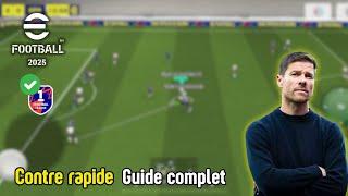 Guide complet sur le style de jeu contre rapide sur efootball mobile,avantages,incovénients etc