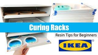 Resin Tips for Beginners - Curing Rack & Storage Boxes