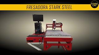 Fresadora Router Cnc - Stark Steel - Spindle 1CV - usinagem de metais