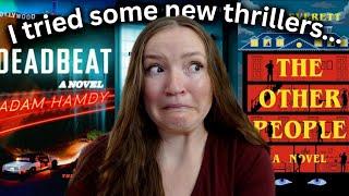 I read 3 new thriller books… *reading vlog*