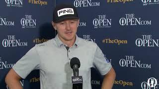 Mackenzie Hughes Thursday Flash Interview 2021 The Open Championship