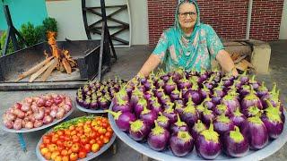 BRINJAL RECIPE | Uniqe Way Of Making Baingan | Baingan Masala Recipe | Veg Village Food