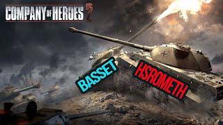 [КАСТ-СТРИМ] COH2 ► Шоу-матч на картах мастер лиги (Bo5) Basset vs HSRometh