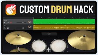 How to create EASY UNIQUE DRUMS in GarageBand iOS (iPad/iPhone)