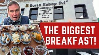 The BIGGEST TURKISH BREAKFAST I've Ever REVIEWED!