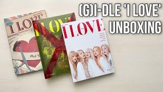 (G)I-DLE 'I LOVE' | Unboxing | Обзор | Распаковка | Анбоксинг