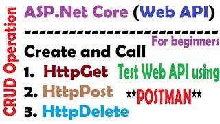 Fully basic CRUD Operation using ASP.NET Core Web API Example [For Beginners]