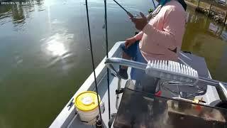 Fishing for Flounder, Red Drum, Trout. OutdoorSportsTV. Galveston Bay (Clear Lake). Subscribe!!!