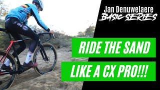 How to ride the sand like Paul Herygers or Niels Albert with a cyclocross bike or MTB.