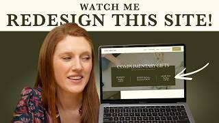 Fixing an Ugly Website | Watch Me Redesign It!