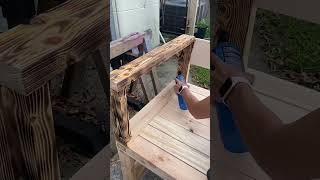 It’s like painting with fire!  #yakisugi #shousugiban #diy #daybed