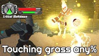 How fast can you touch grass in Ben 10: Protector of Earth?