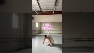 I FELL DOWN #ballerina#fail#falling#ballet#reality#messup#relatable#dancer#outtakes