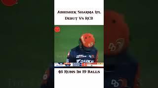 Abhishek sharma debut match #ipl #cricketlover #cricket
