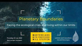 Planetary Boundaries Series 2020: Masterclass with Will Steffen