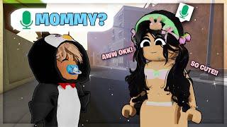 I Became a BABY in Da Hood VOICE CHAT! *PART 2*