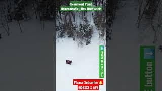 UTV ATV & ATC Beaumont Point Memramcook NB #winter #trailriding #atc #atv #utv