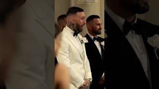 BEST Groom Reaction to Bride Walking Down the Aisle #weddingshorts #groom