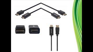 DISPLAYPORT cable vs HDMI CABLE advantages and disadvantages December 2024