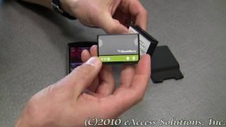 eAccess High Capacity Battery Kit for BlackBerry Storm Video Overview