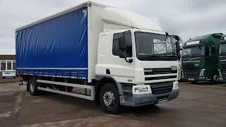 Daf CF 65-220, 2014/64 reg, 26ft Curtainsided Body Truck, ULEZ Compliant