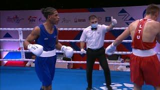 Day 2 (75kg) BALSYS Vytautas (LTU) vs MOTOA CARABALI Diego (COL) | AIBA WCHs 2021