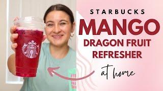 Starbucks Mango Dragon Fruit Refresher - Copy Kat Recipe