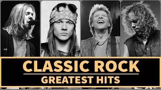 Aerosmith, Nirvana, ACDC, Queen, Bon Jovi, Scorpions, Guns N Roses  Best Classic Rock Of 70 80s