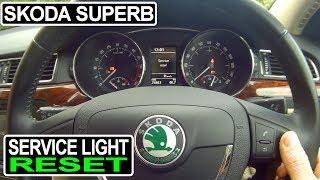 Skoda Superb II SERVICE LIGHT RESET (2008 - 2015, multi-Info Display)