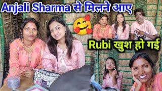 Anjali Sharma से मिलने आए इतने दूर | Rubi Aarya Vlogs