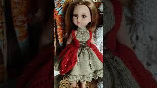 красивое платье,, Фея осеннего леса, #хобби, куклы, вязание#