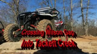 Crossing Wilson Gap Into Tackett Creek 2-17-17