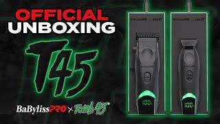 OFFICIAL T45 Full Unboxing  BabylissPro x Tomb45 Clipper and Trimmer