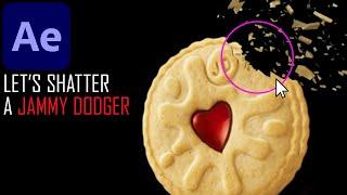 Let's shatter a Jammy Dodger | After Effects Easy Tutorial