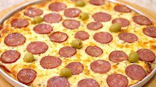 É SÓ MEXER! ESSA PIZZA É A MAIS FÁCIL E RÁPIDA QUE JÁ FIZ! SUPER MACIA E CROCANTE - Isamara Amâncio