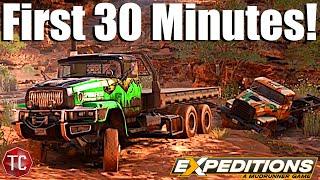 EXPEDITIONS: A MudRunner Game | First 30 Minutes of GAMEPLAY! Xbox/PS4/PS5/PC