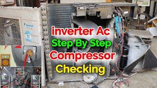inverter ac compressor checking, inverter ac compressor testing, How to check inverter ac compressor