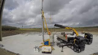 Falcon Tower Cranes - Potain IGO50 Self Erecting Crane