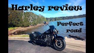 Harley Davidson Heritage Softail Classic review on the perfect twisty road