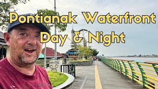 Pontianak Waterfront - Day and Night