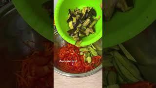 Баклажаны по корейски. Хе из баклажанов