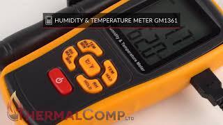 Humidity & temperature meter GM1361