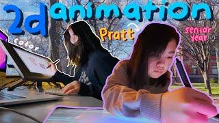 one week of animation school in NYC | pratt art school vlog