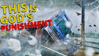 God brought down an icy rockfall on Spain! Hail destroys Catalonia