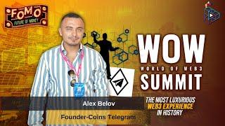 Alex Belov Founder of Coins Telegram | Wow Summit 2023!