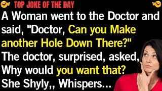  a woman walked into a doctor’s office, | #funnyjokes