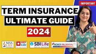 Term Insurance Most Asked Questions ANSWERED | Term Insurance FAQs | Gurleen Kaur Tikku